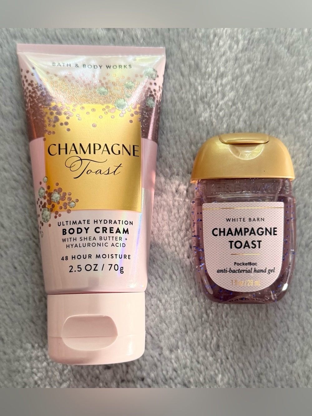 5/$25 🎆 NEW Bath & Body Works Champagne Toast Body Cream & Hand Sanitizer